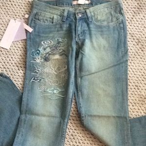 💙 3 for $15.  Fancy Collection jeans.  Size 27 (30x31). NWTs